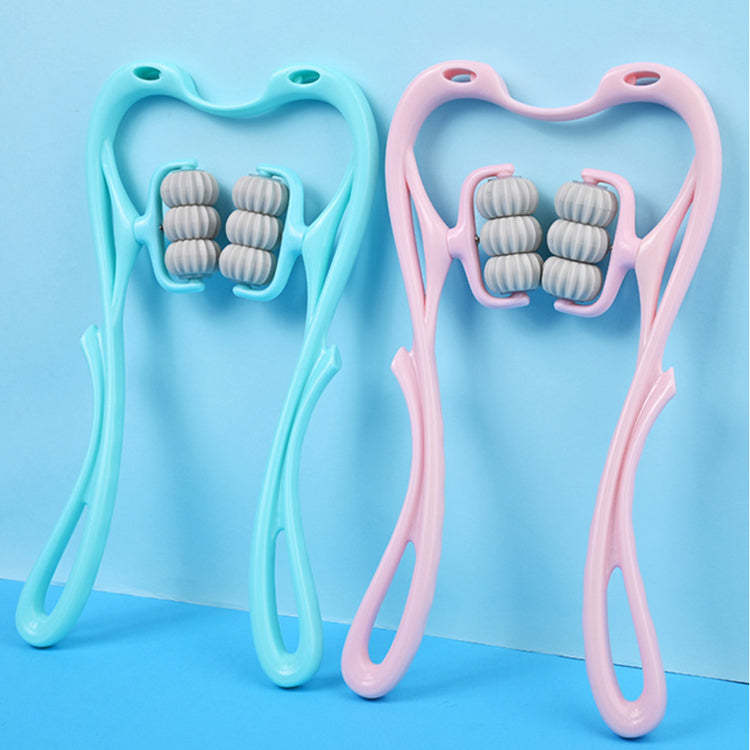 six-wheel neck massager