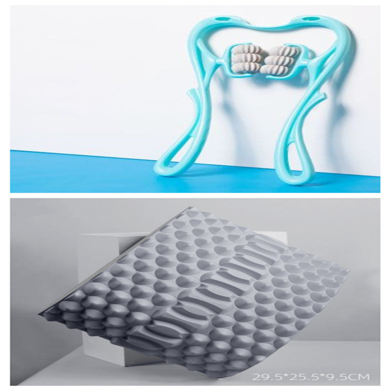 six-wheel neck massager