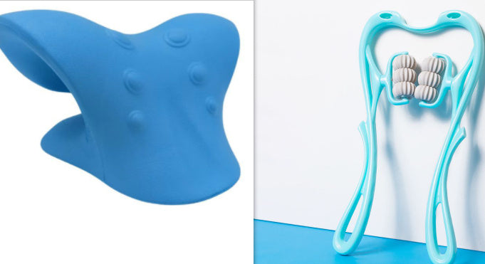 six-wheel neck massager