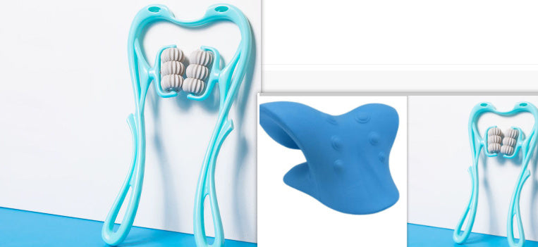 six-wheel neck massager