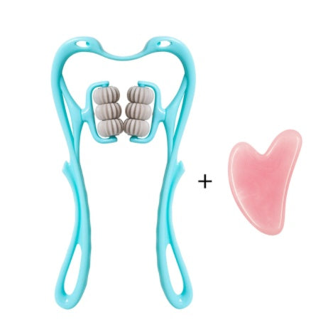 six-wheel neck massager