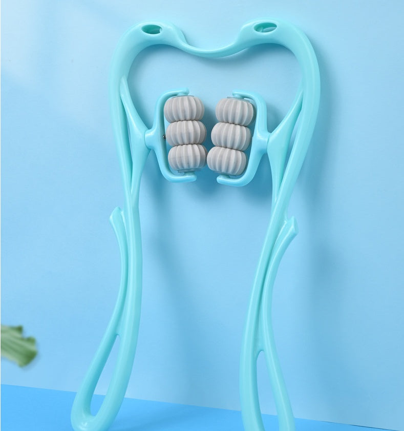 six-wheel neck massager