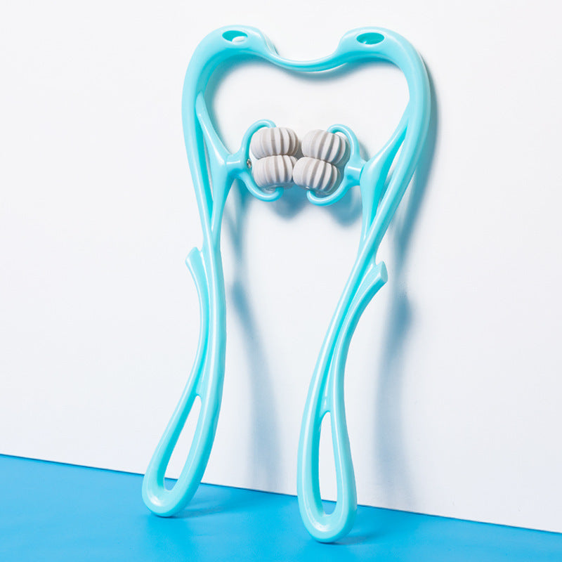 six-wheel neck massager