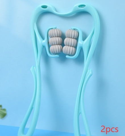 six-wheel neck massager