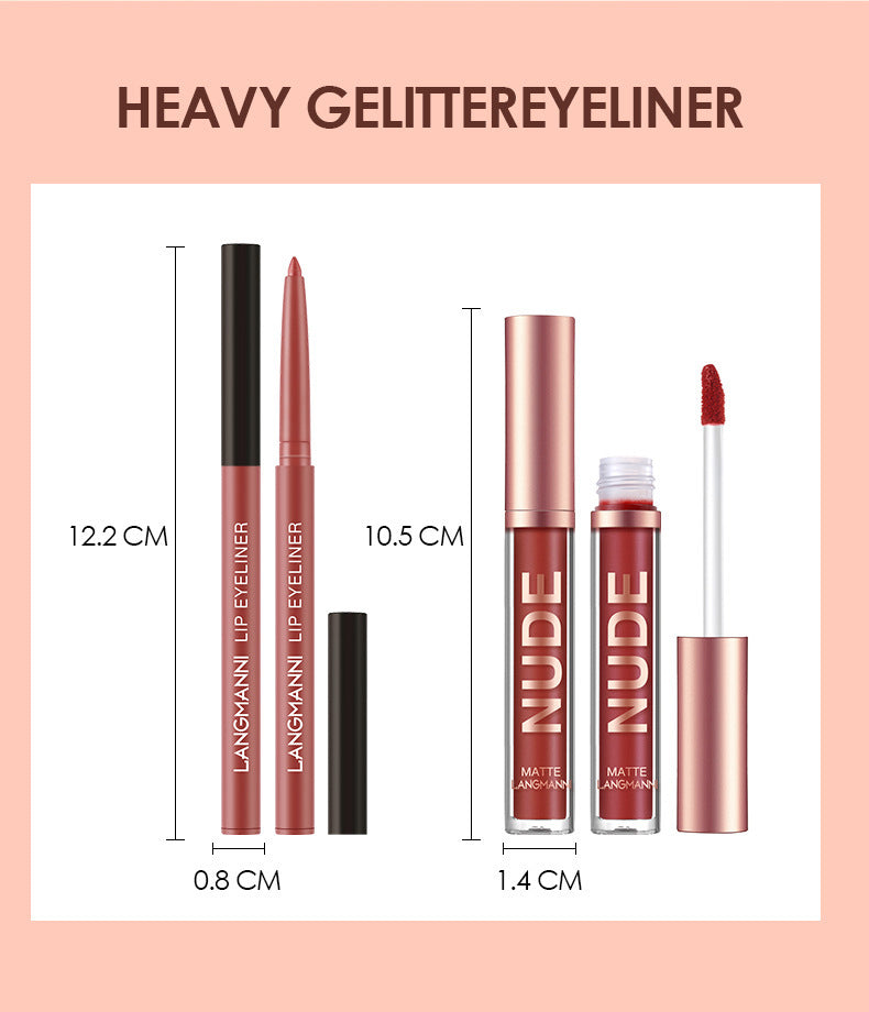 Lip Liner And Lipstick Makeup and set