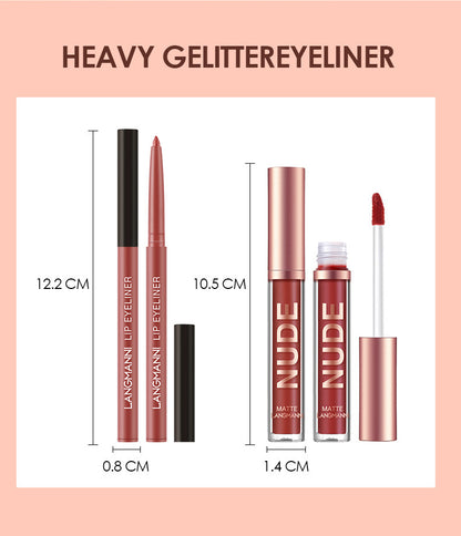 Lip Liner And Lipstick Makeup and set