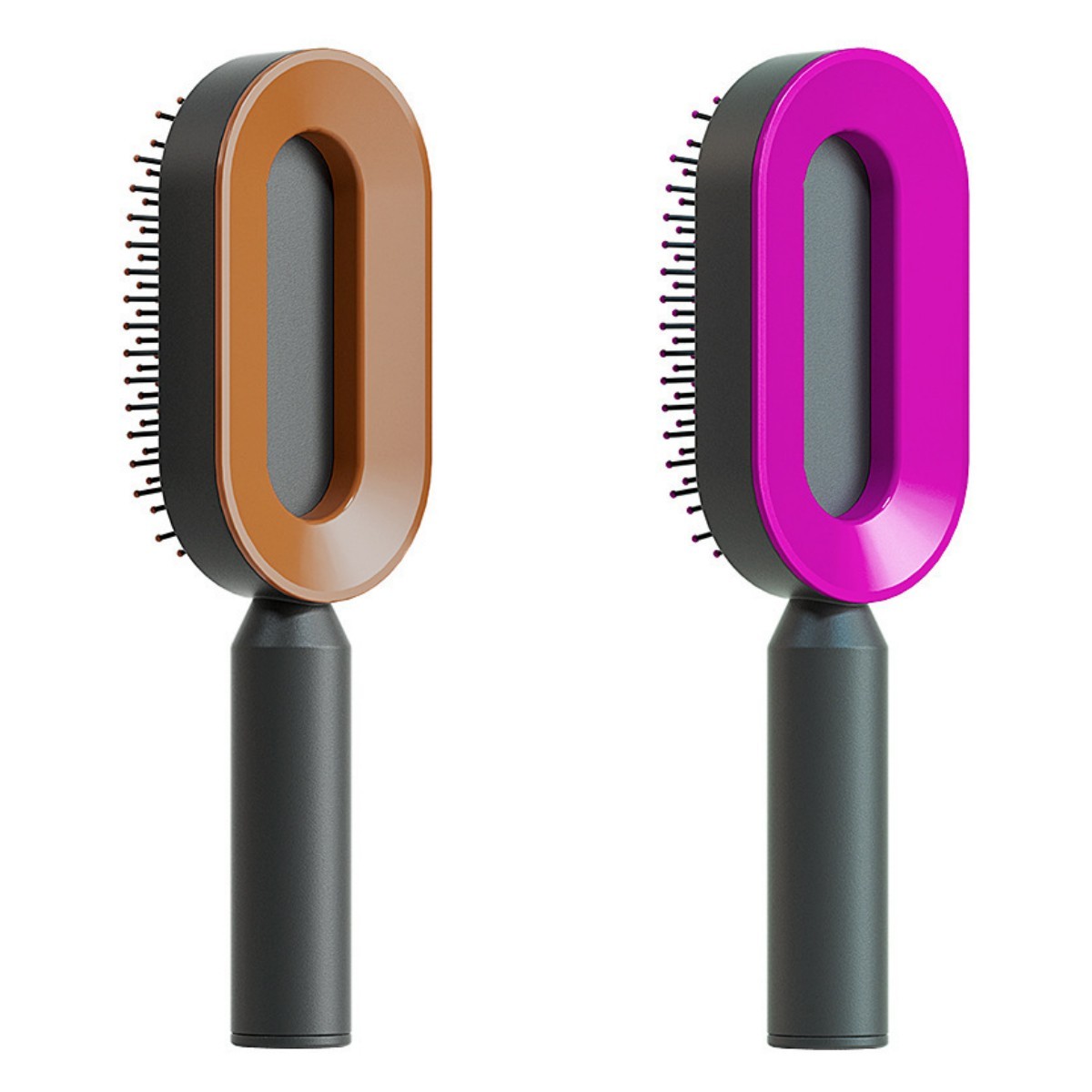 self cleaning hair brush for women