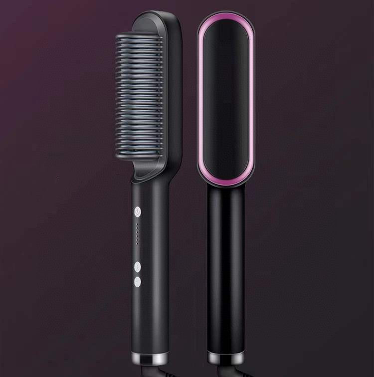 2 in 1 hair straightener and curling comb