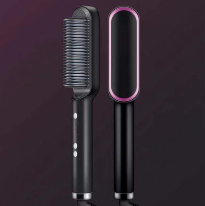 2 in 1 hair straightener and curling comb