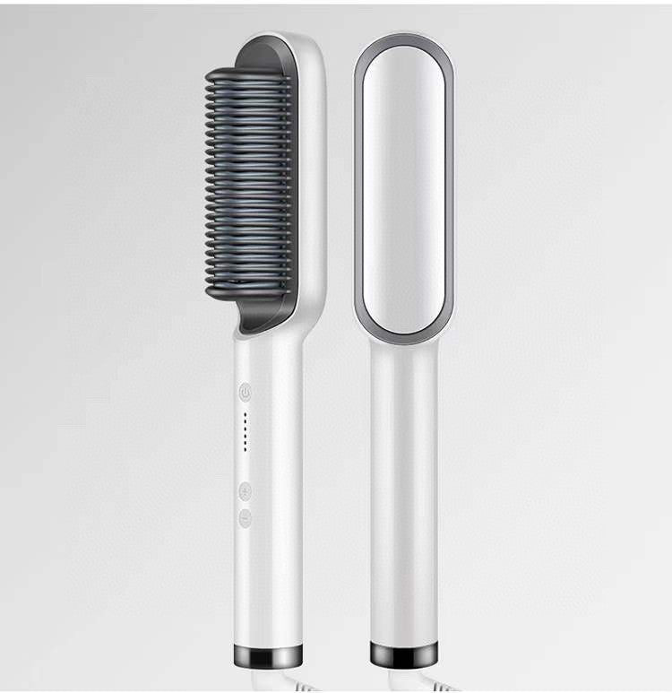 2 in 1 hair straightener and curling comb