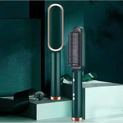 2 in 1 hair straightener and curling comb