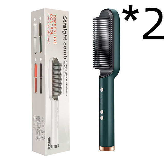 2 in 1 hair straightener and curling comb