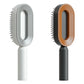 self cleaning hair brush for women