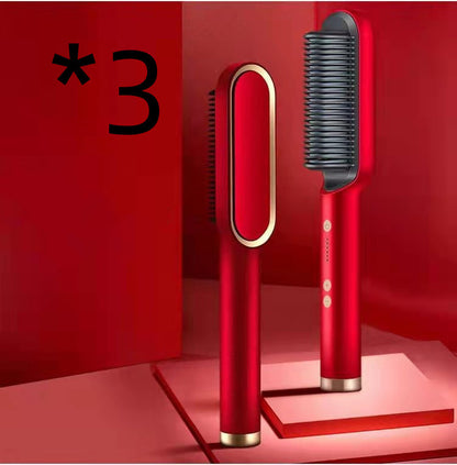 2 in 1 hair straightener and curling comb