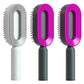 self cleaning hair brush for women