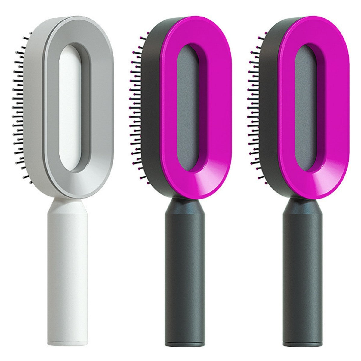 self cleaning hair brush for women
