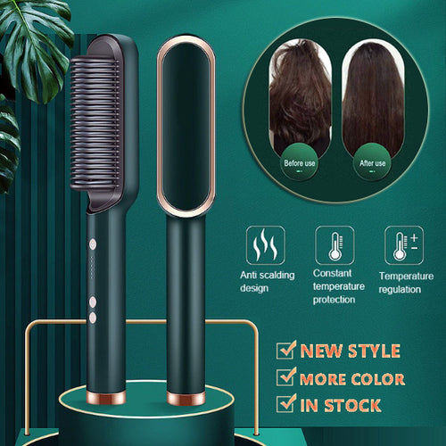 2 in 1 hair straightener and curling comb