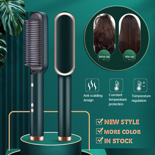 2 in 1 hair straightener and curling comb