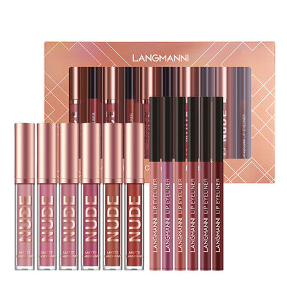 Lip Liner And Lipstick Makeup and set