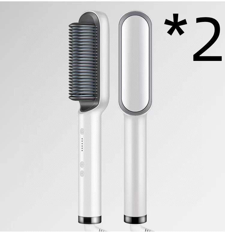 2 in 1 hair straightener and curling comb