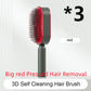 self cleaning hair brush for women