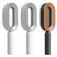 self cleaning hair brush for women