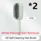 self cleaning hair brush for women