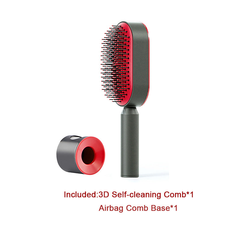 self cleaning hair brush for women