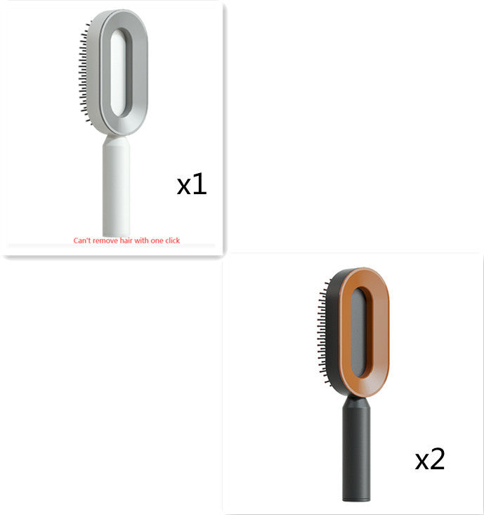 self cleaning hair brush for women