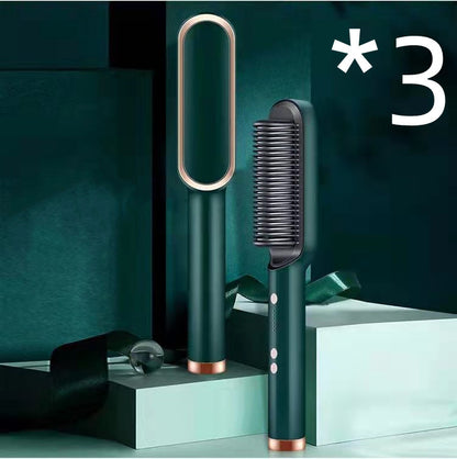 2 in 1 hair straightener and curling comb