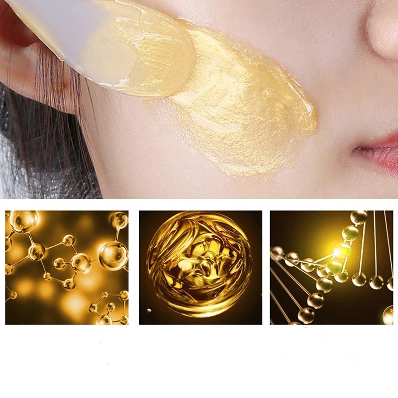 gold foil snail hydrating mask