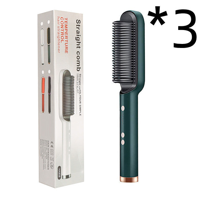 2 in 1 hair straightener and curling comb