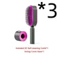 self cleaning hair brush for women