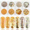 nail art glitter powder set