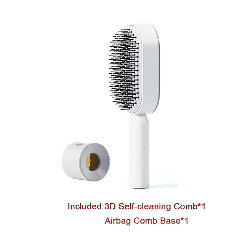 self cleaning hair brush for women