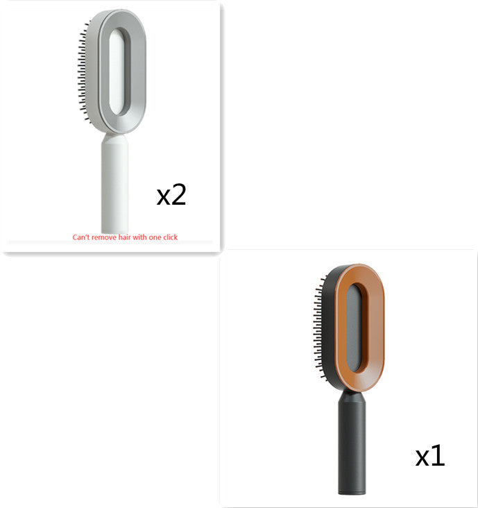 self cleaning hair brush for women