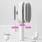 self cleaning hair brush for women