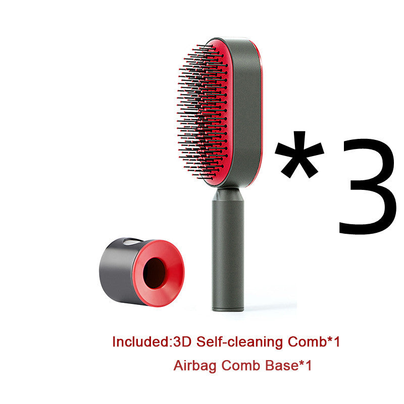 self cleaning hair brush for women