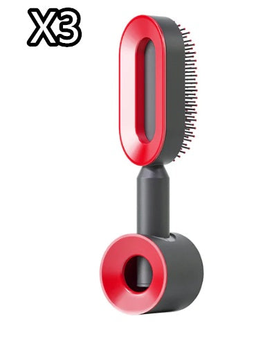self cleaning hair brush for women
