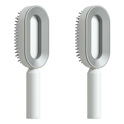 self cleaning hair brush for women