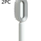 self cleaning hair brush for women
