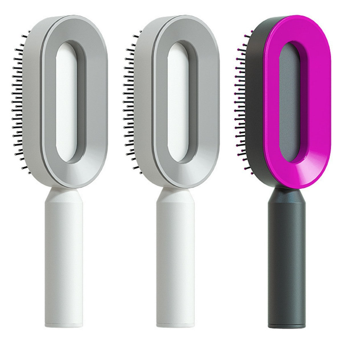 self cleaning hair brush for women