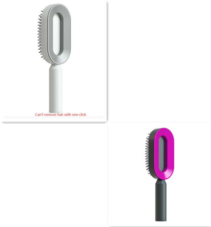self cleaning hair brush for women