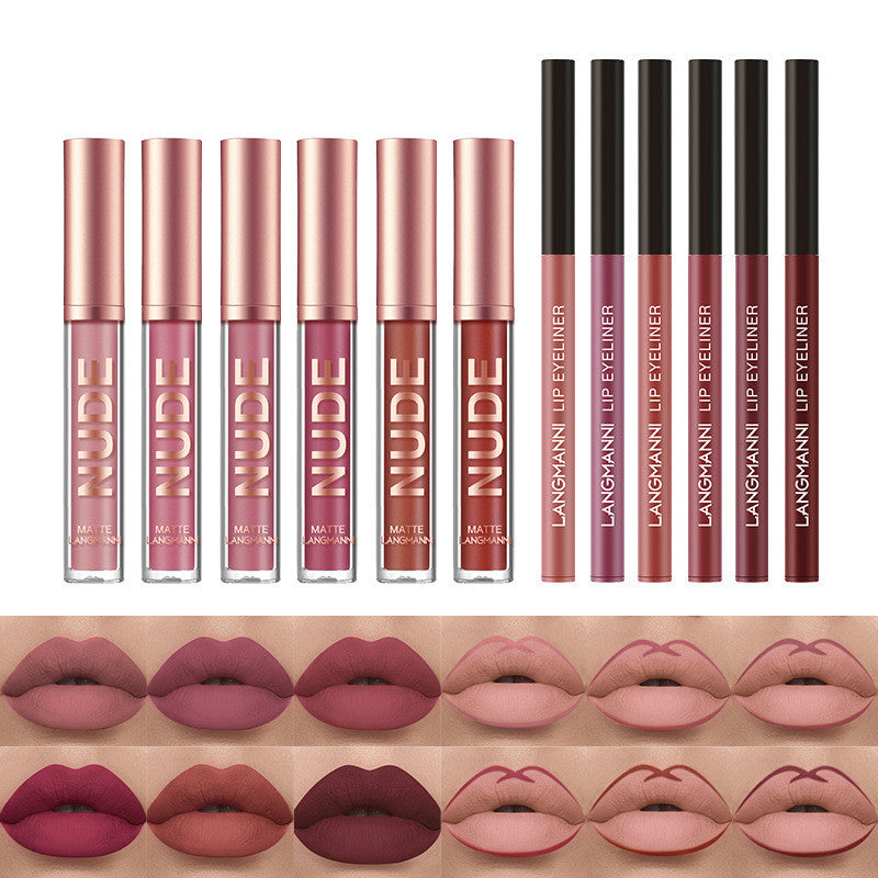Lip Liner And Lipstick Makeup and set