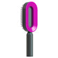 self cleaning hair brush for women