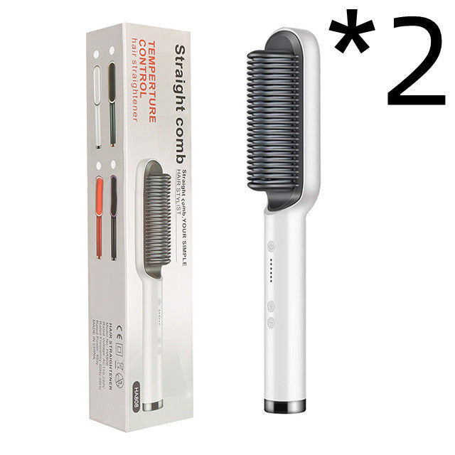 2 in 1 hair straightener and curling comb