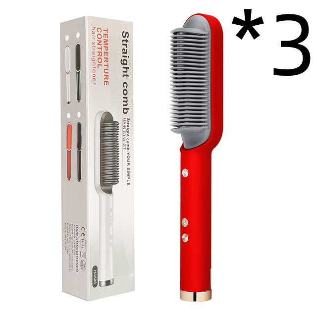 2 in 1 hair straightener and curling comb